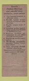 Matchbook Cover - Timken Roller Bearings Sanborn Motor Ashtabula OH