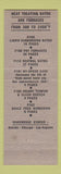 Matchbook Cover - Holden Metal Baths New Haven CT