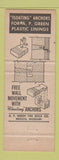 Matchbook Cover - Fire Brick Service Supply Cleveland Toledo OH