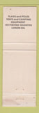 Matchbook Cover - Pfefferkorn Awning Company Sandusky OH WEAR