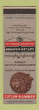 Matchbook Cover - Cutler Hammer Motor Control Milwaukee WI