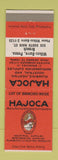 Matchbook Cover - Hajoca Plumbing Heating Refrigeration Supply Wilkes Barre PA