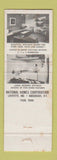 Matchbook Cover - National Homes Penn Builders Mishawaka IN