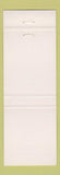 Matchbook Cover - Cash McCall Family Steak House