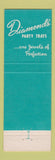 Matchbook Cover - Diamonds' Restaurants Severance Richmond Mall Cleveland? OH