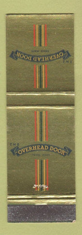 Matchbook Cover - Overhead Door Corp Hartford City IN