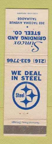 Matchbook Cover - Simcox Grinding & Steel Tallmadge OH WEAR