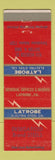 Matchbook Cover - Latrobe Electric Still Dayton OH
