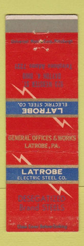 Matchbook Cover - Latrobe Electric Still Dayton OH