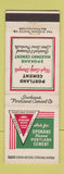 Matchbook Cover - Portalnd Cement Spokane Masonry Cement WA