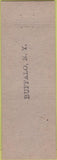 Matchbook Cover - South Park Bowling Alleys Buffalo NY