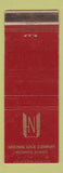Matchbook Cover - National Lock Company Rockford IL WEAR