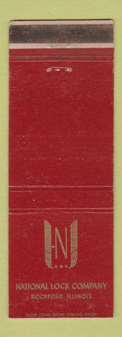 Matchbook Cover - National Lock Company Rockford IL WEAR