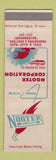 Matchbook Cover - Nooter Corp St Louis MO Steel Alloy Plate Boilermakers