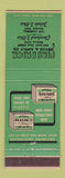 Matchbook Cover - Fire Brick Service Supply Cleveland Toledo OH