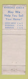 Matchbook Cover - Parry Haines Real Estate Insurance Riverdale IL