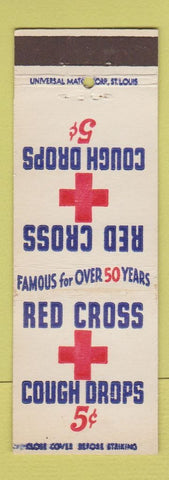 Matchbook Cover - Red Cross Cough Drops