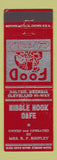 Matchbook Cover - Nibble Nook Cafe Dalton GA