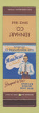 Matchbook Cover - Mark Twain Men's Shirts Reinhart Co NV?