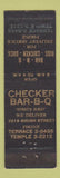 Matchbook Cover - Chcker BBQ Detroit MI WEAR