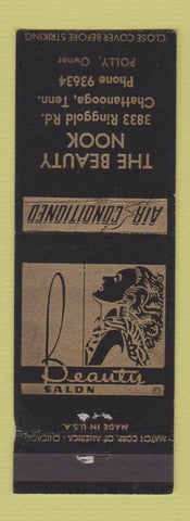 Matchbook Cover - Beauty Nook Chattanooga TN WEAR