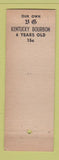 Matchbook Cover - Boston Grill Chicago IL Bourbon Whiskey