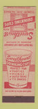 Matchbook Cover - Sweetheart Drinking Cups paper Baltimore MD Maryland Cup