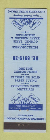 Matchbook Cover - Evans Tags Envelopes