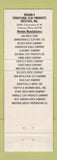 Matchbook Cover - Brick The Imaginative Material Canton OH