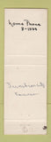 Matchbook Cover - Junction City Builders KS LAVENDER
