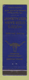 Matchbook Cover - Wood's Steer Barn Restaurant Sandusky OH WEAR