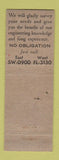 Matchbook Cover - Fixag Post Clevealnd OH floors WEAR