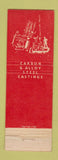 Matchbook Cover - Sawbrook Steel Castings Cincinnati OH Lockland WEAR