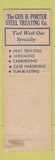Matchbook Cover - Geo Porter Steel Treating Clevealnd OH