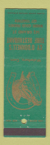 Matchbook Cover - Cy O'Donnell's Turf Restaurant Waterbury CT