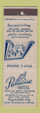 Matchbook Cover - Paradise Motel Niagara Falls NY