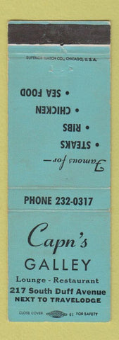 Matchbook Cover - Capn's Galley Restaurant WEAR