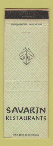 Matchbook Cover - Savarin Restaurants WEAR