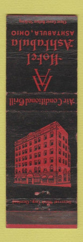Matchbook Cover - Hotel Ashtabula OH