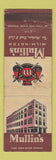 Matchbook Cover - Mullin's Department Store Wilmington DE