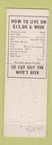 Matchbook Cover - Collins Muffler Shops Greeley Loveland Fort Collins Colorado