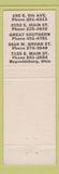 Matchbook Cover - Nation Wise Auto Parts Centers Reynoldsburg OH