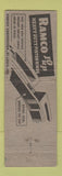 Matchbook Cover - Ramco Piston Rings Sutherland Auto Parts WEAR