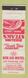 Matchbook Cover - Bon Air Motel Huntsville AL WEAR