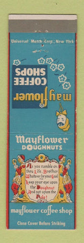 Matchbook Cover - Mayflower Doughnuts Coffee Shops