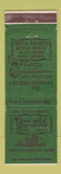 Matchbook Cover - Temple Square Coffee Shop Salt Lake City UT