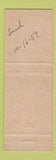 Matchbook Cover - Temple Square Coffee Shop Salt Lake City UT