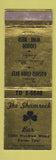 Matchbook Cover - The Shamrock Bar Detroit MI Kosher Corned Beef