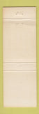 Matchbook Cover - The Shamrock Bar Detroit MI Kosher Corned Beef
