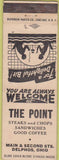 Matchbook Cover - The Point Delphos OH